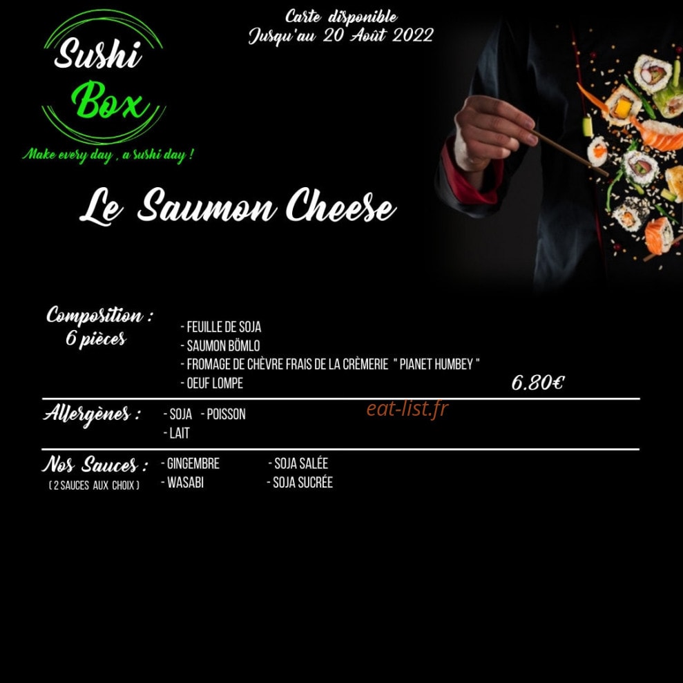 Sushi Box — carte page 7