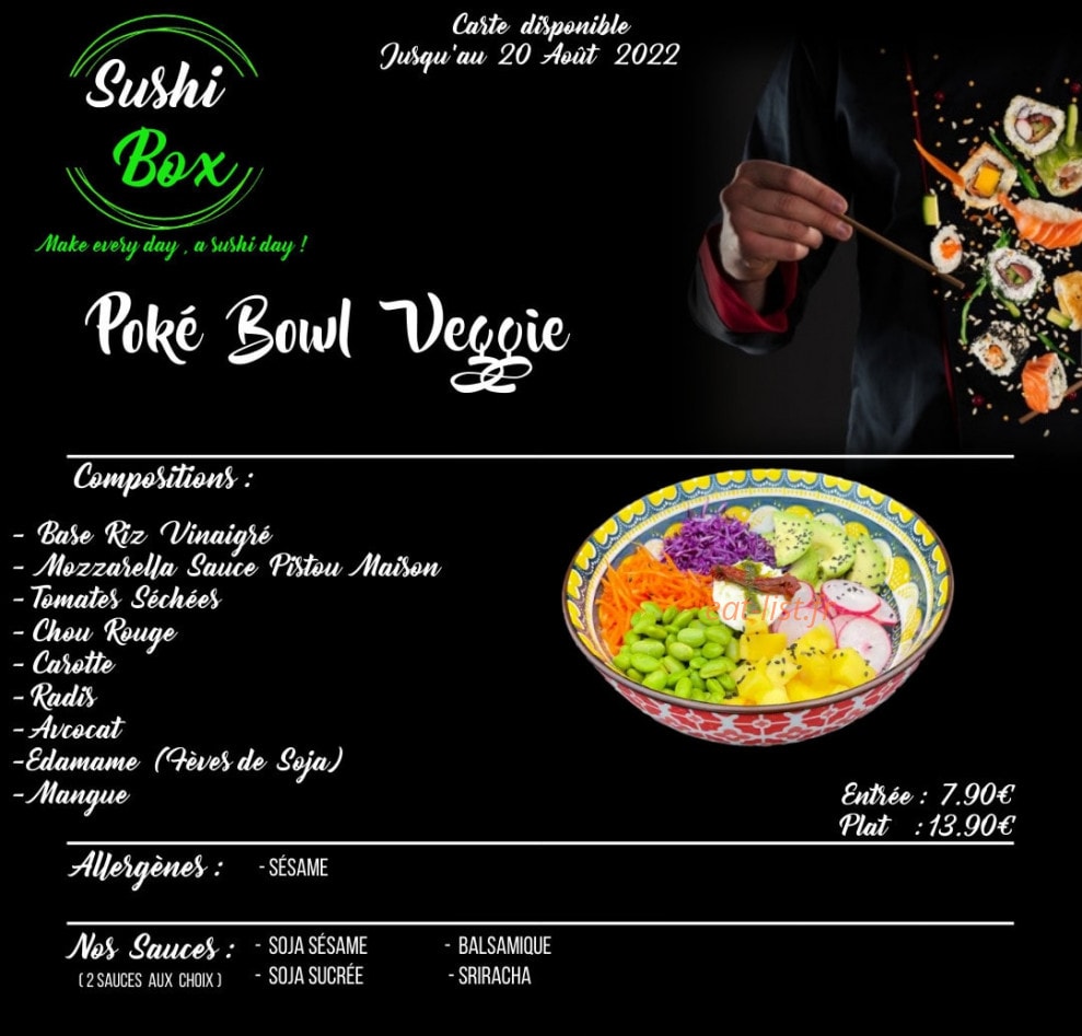 Sushi Box — carte page 6