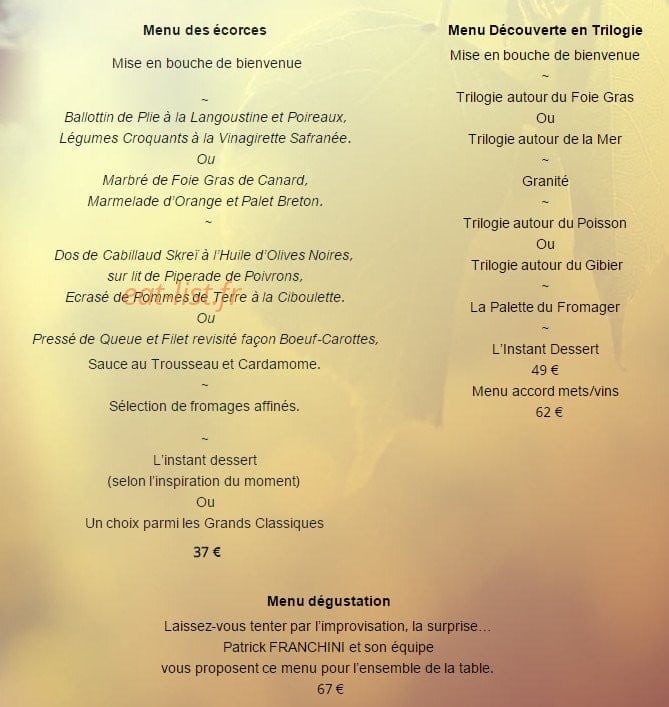 Au Moulin des Ecorces — carte page 3