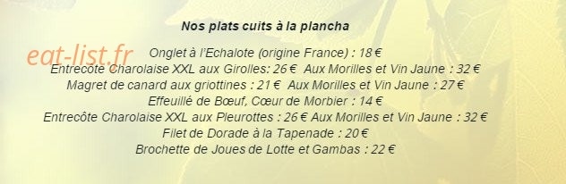 Au Moulin des Ecorces — carte page 7