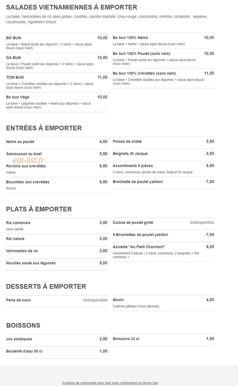 Au   petit charmant — carte page 1