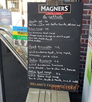 Au Pub des Trolls — carte page 1