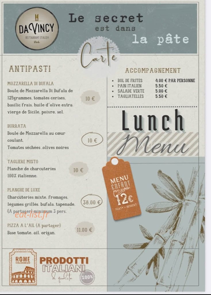 Da Vincy — carte page 1