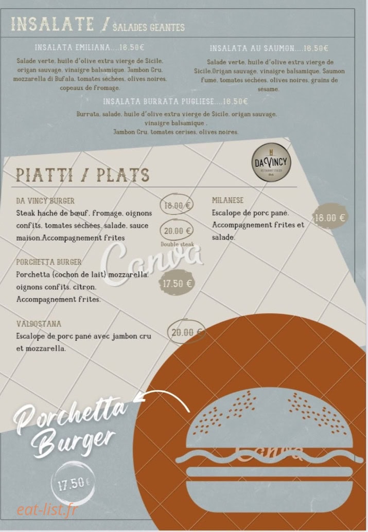 Da Vincy — carte page 2