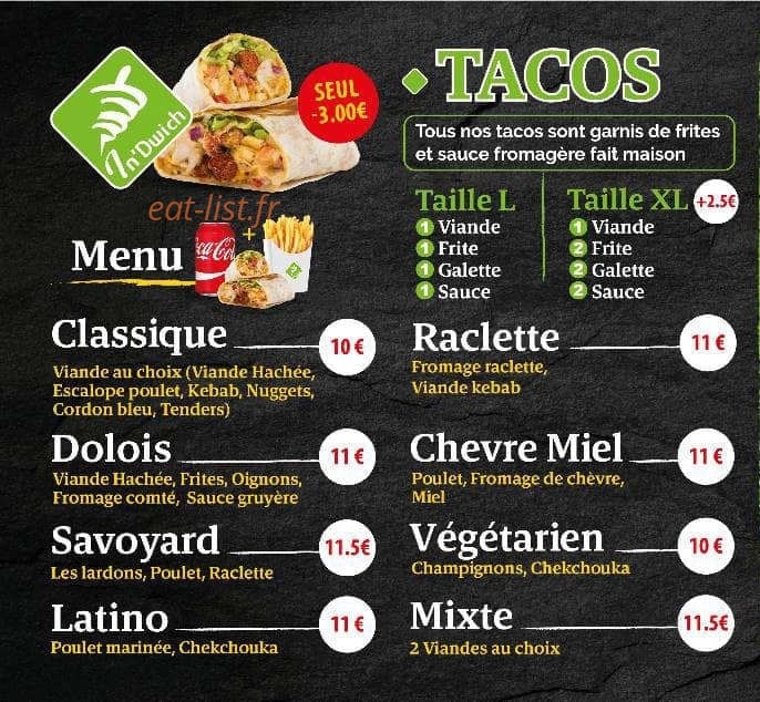 In Dwich — carte page 2
