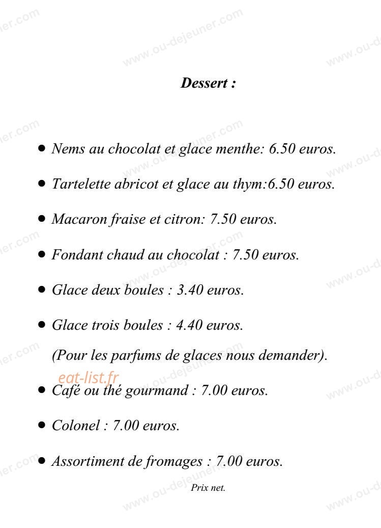 La Romanée — carte page 7