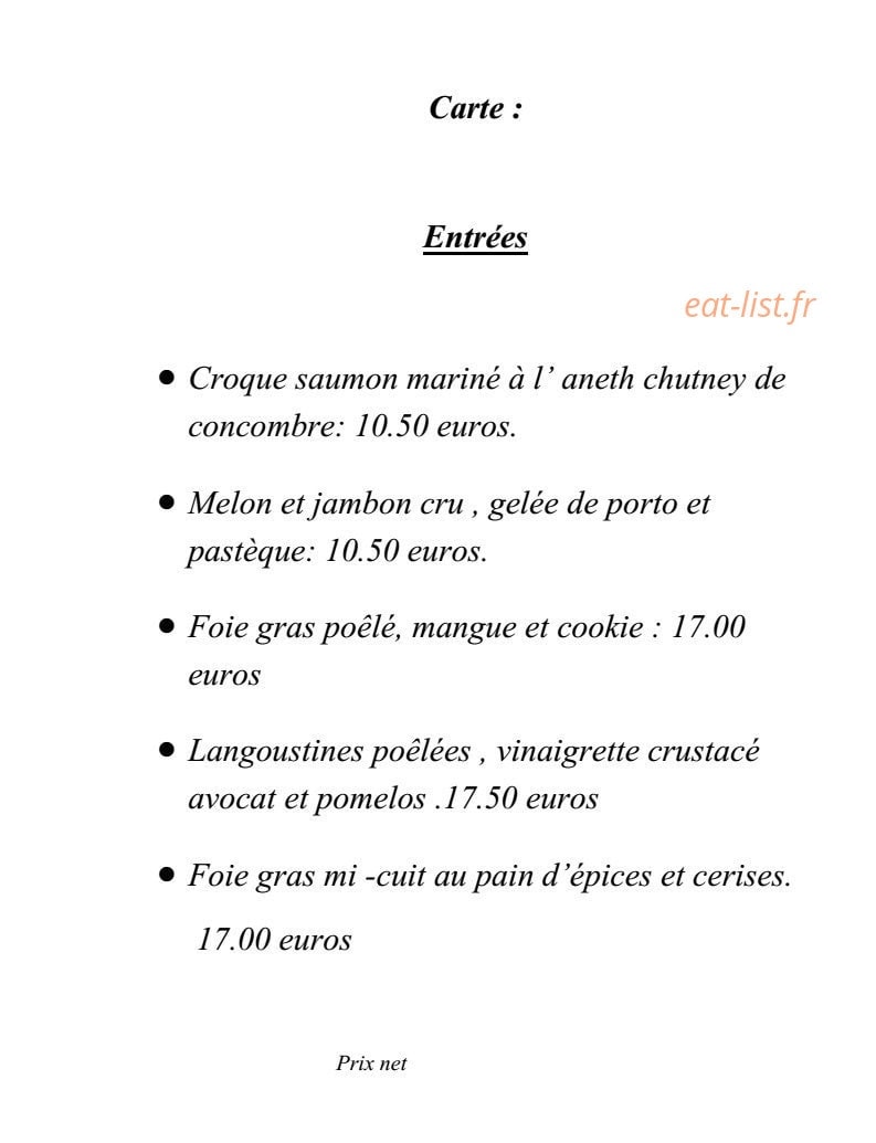 La Romanée — carte page 5