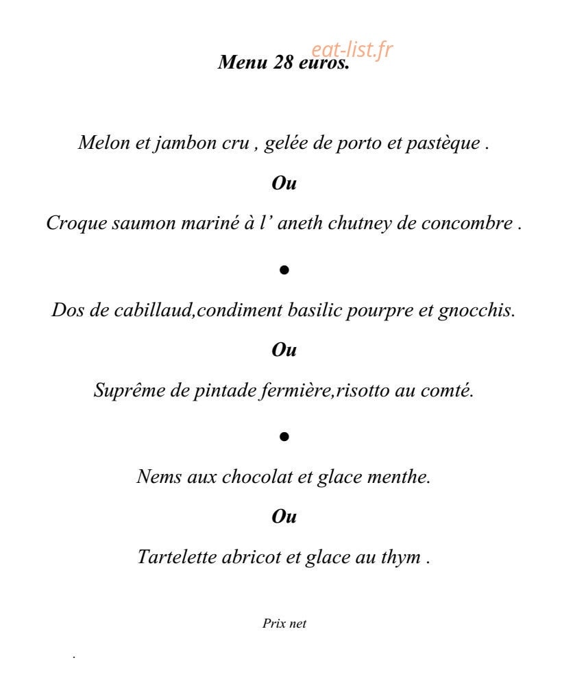 La Romanée — carte page 2