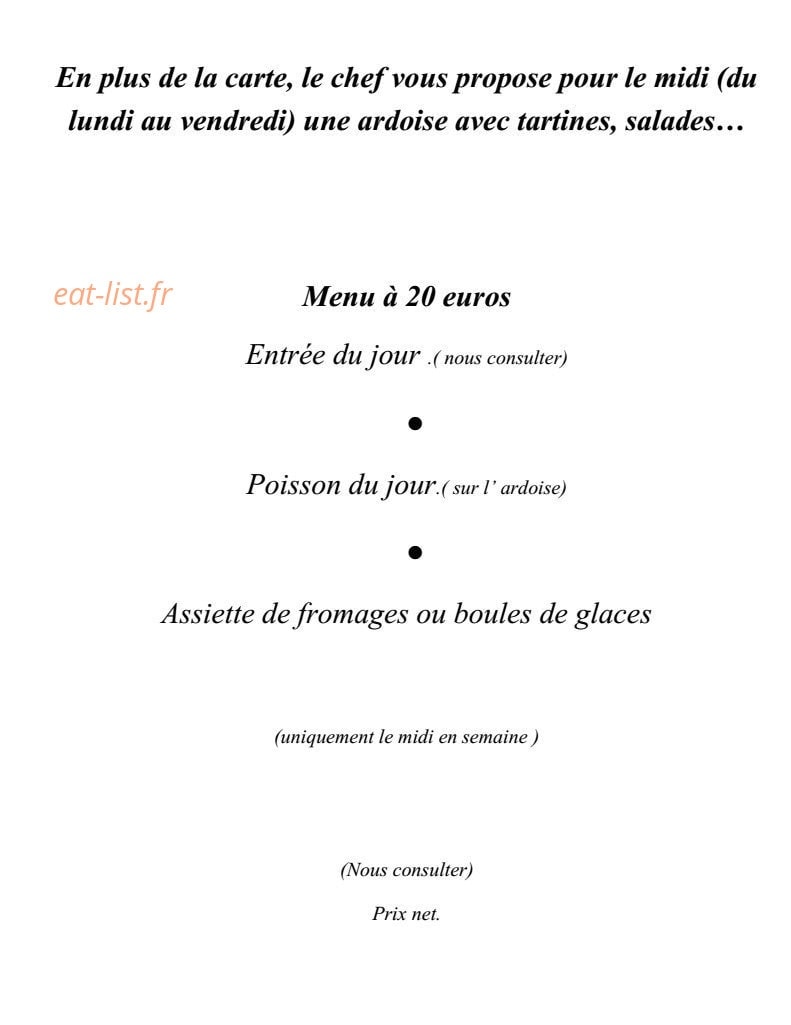 La Romanée — carte page 1