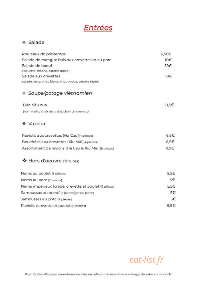 Le Charmant Vietnam — carte page 1