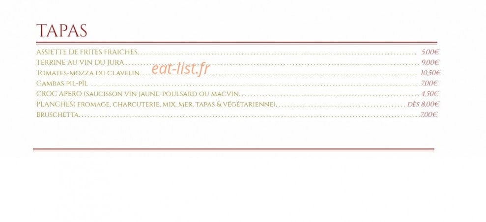 Le Clavelin — carte page 2