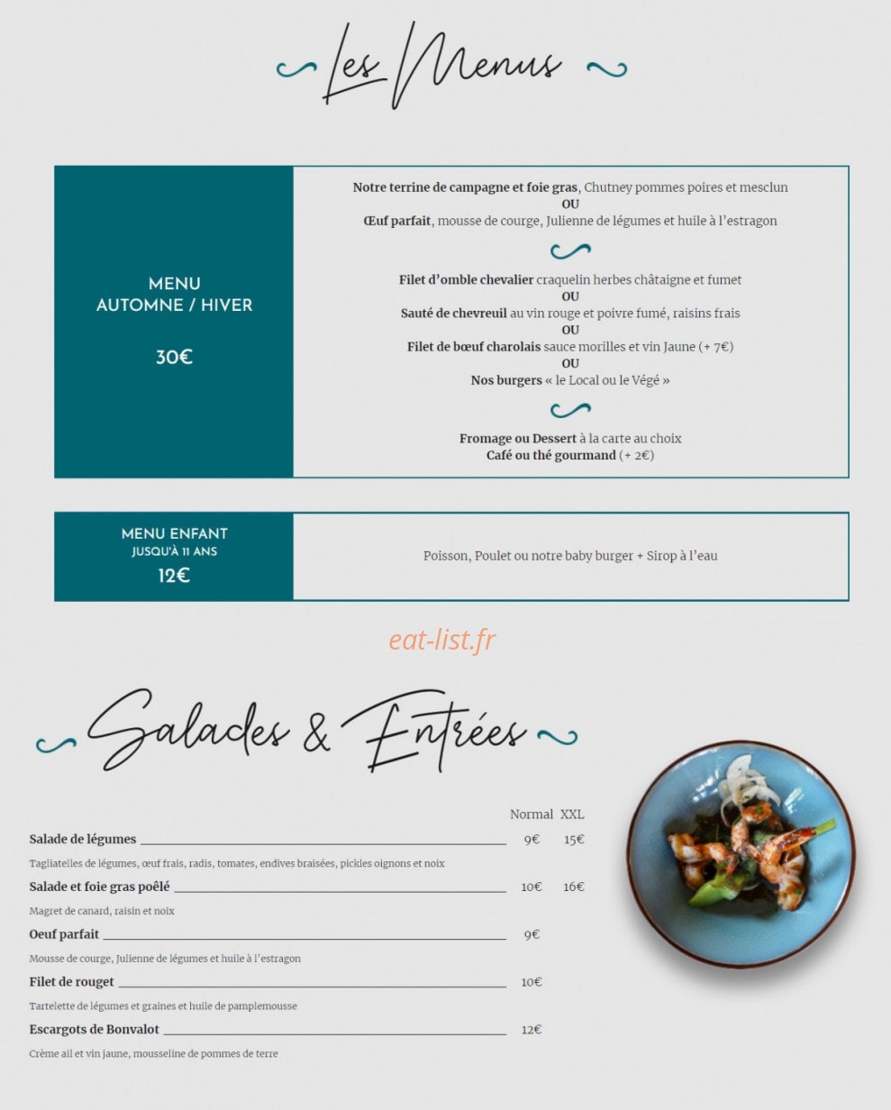 Le Local — carte page 1
