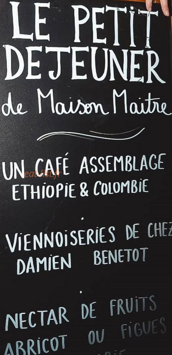 Maison Maitre — carte page 1