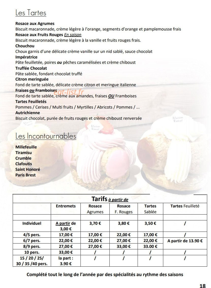 Maison Ramel — carte page 16