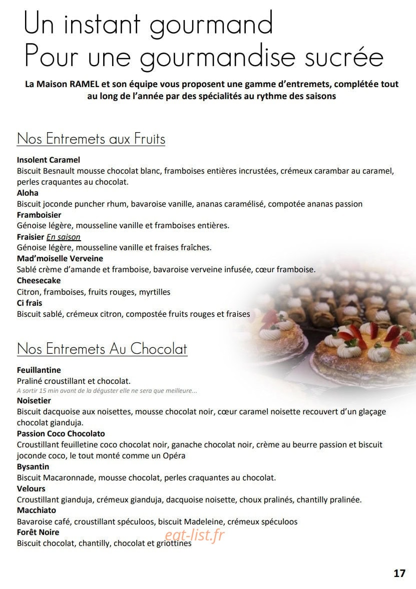 Maison Ramel — carte page 15