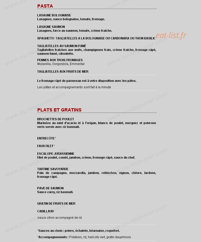 Pizz'up — carte page 3