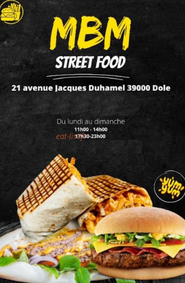 Street food — carte page 1