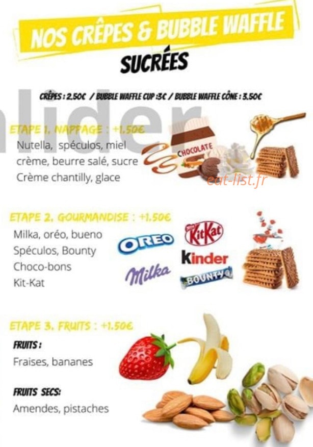 Street food — carte page 2
