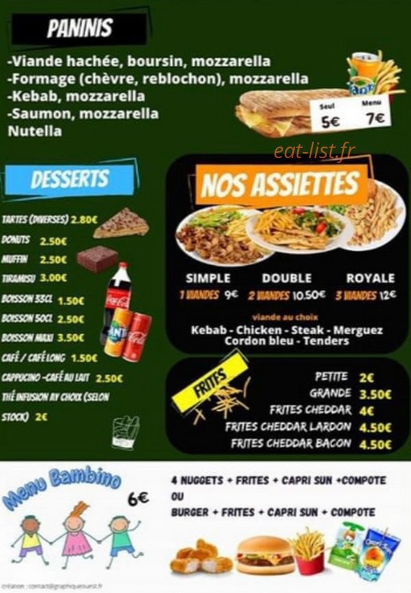 Street food — carte page 6