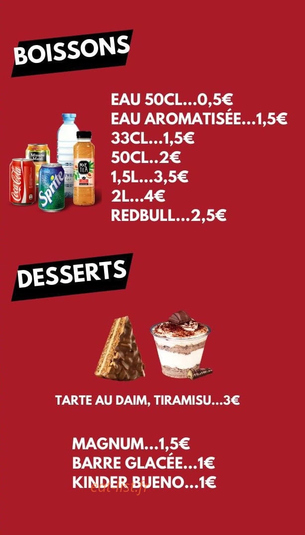Tacos Way — carte page 8
