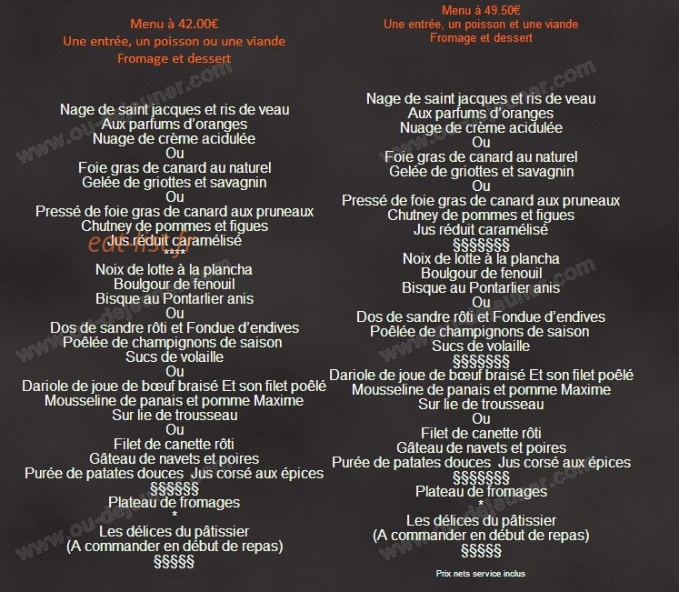 Les Jardins Fleuris — carte page 2