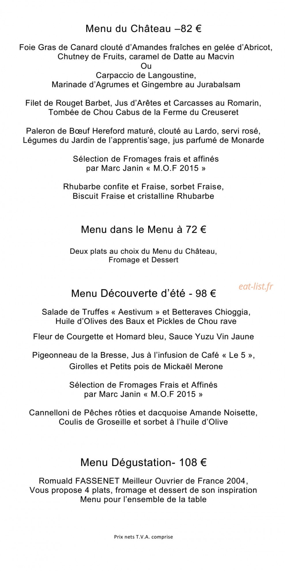 Le Château du Mont Joly — carte page 2