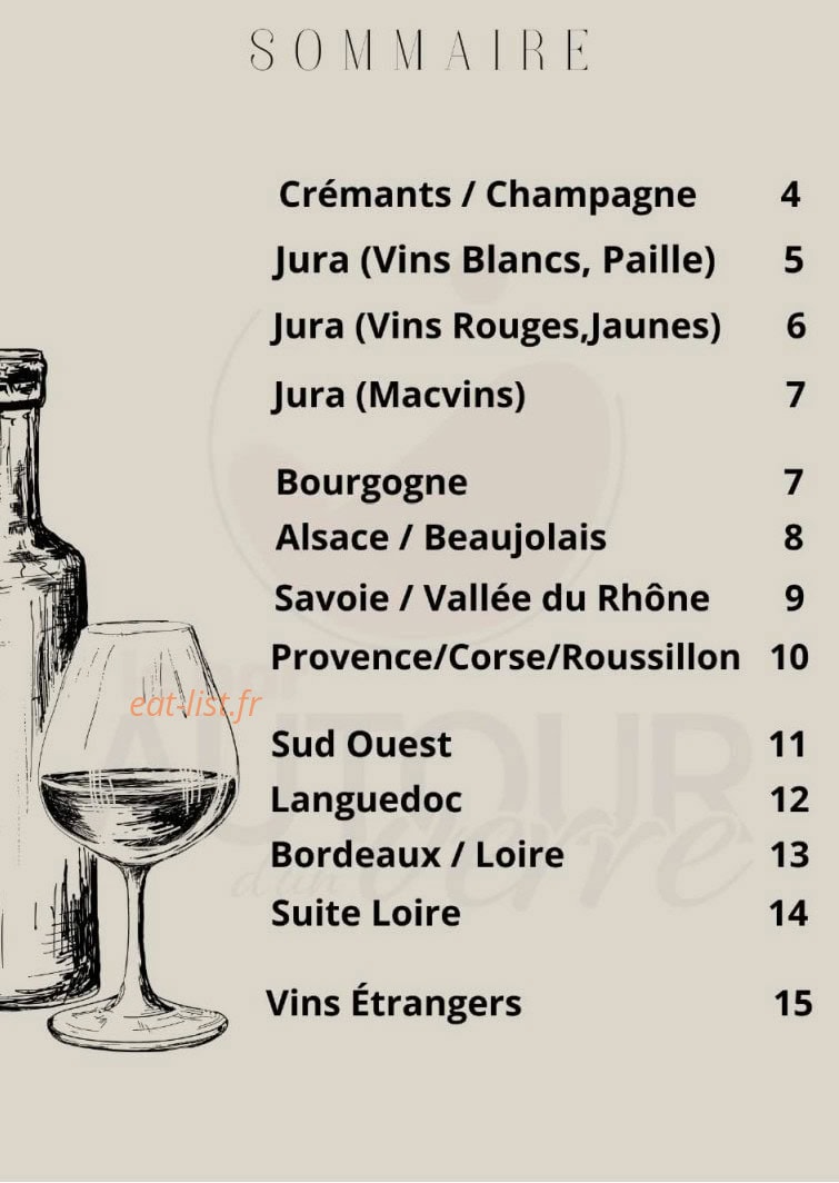 Autour d'un verre — carte page 6