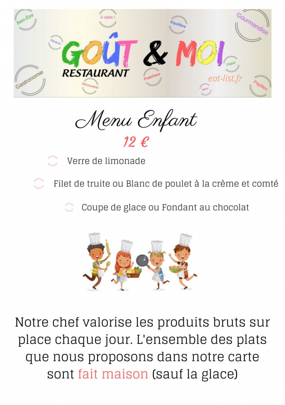 Goût & Moi — carte page 4