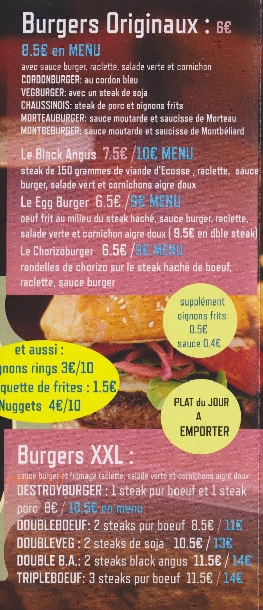 Auberge de Chaussin — carte page 3