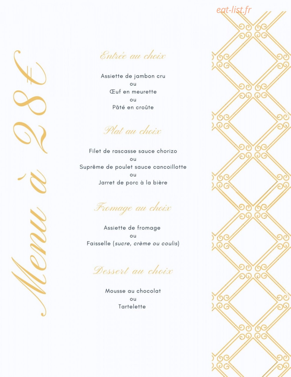Auberge de la Gouillette — carte page 5