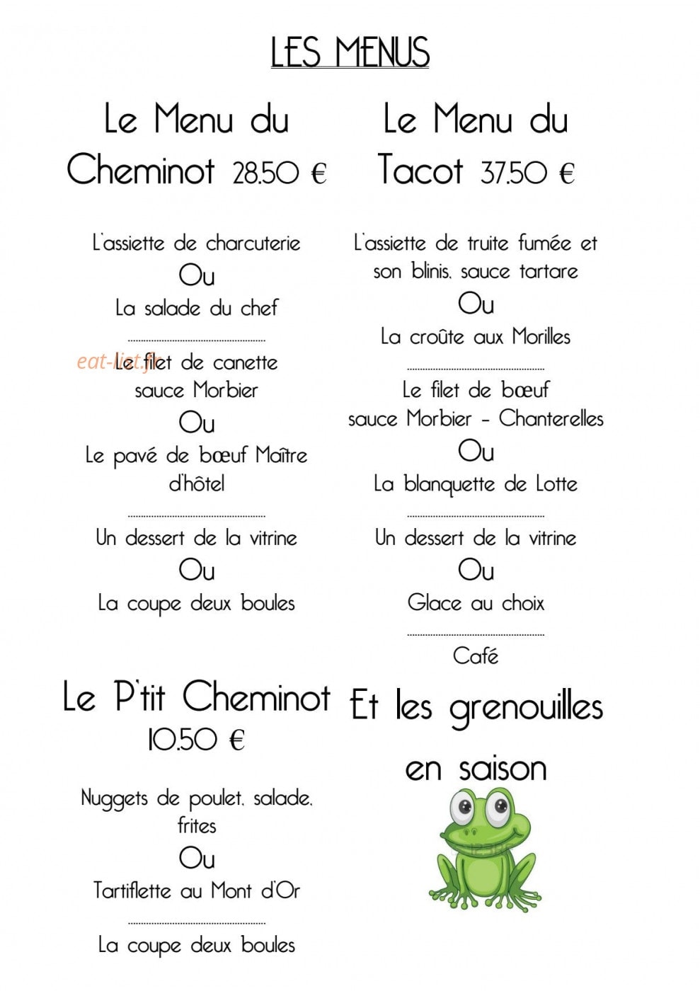 Au temps Jadis — carte page 4