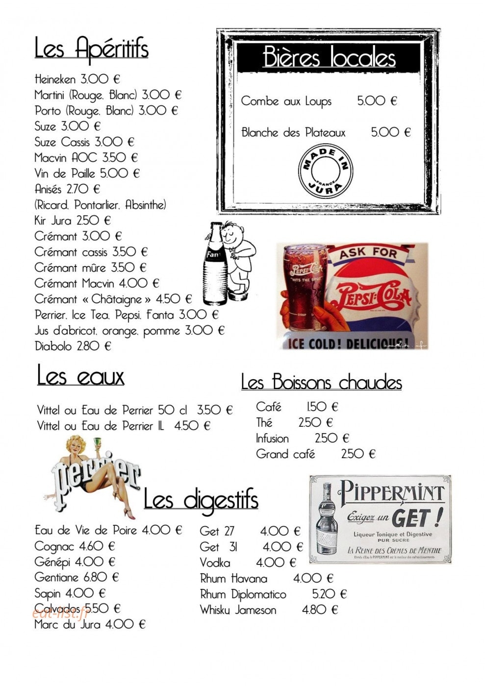 Au temps Jadis — carte page 6