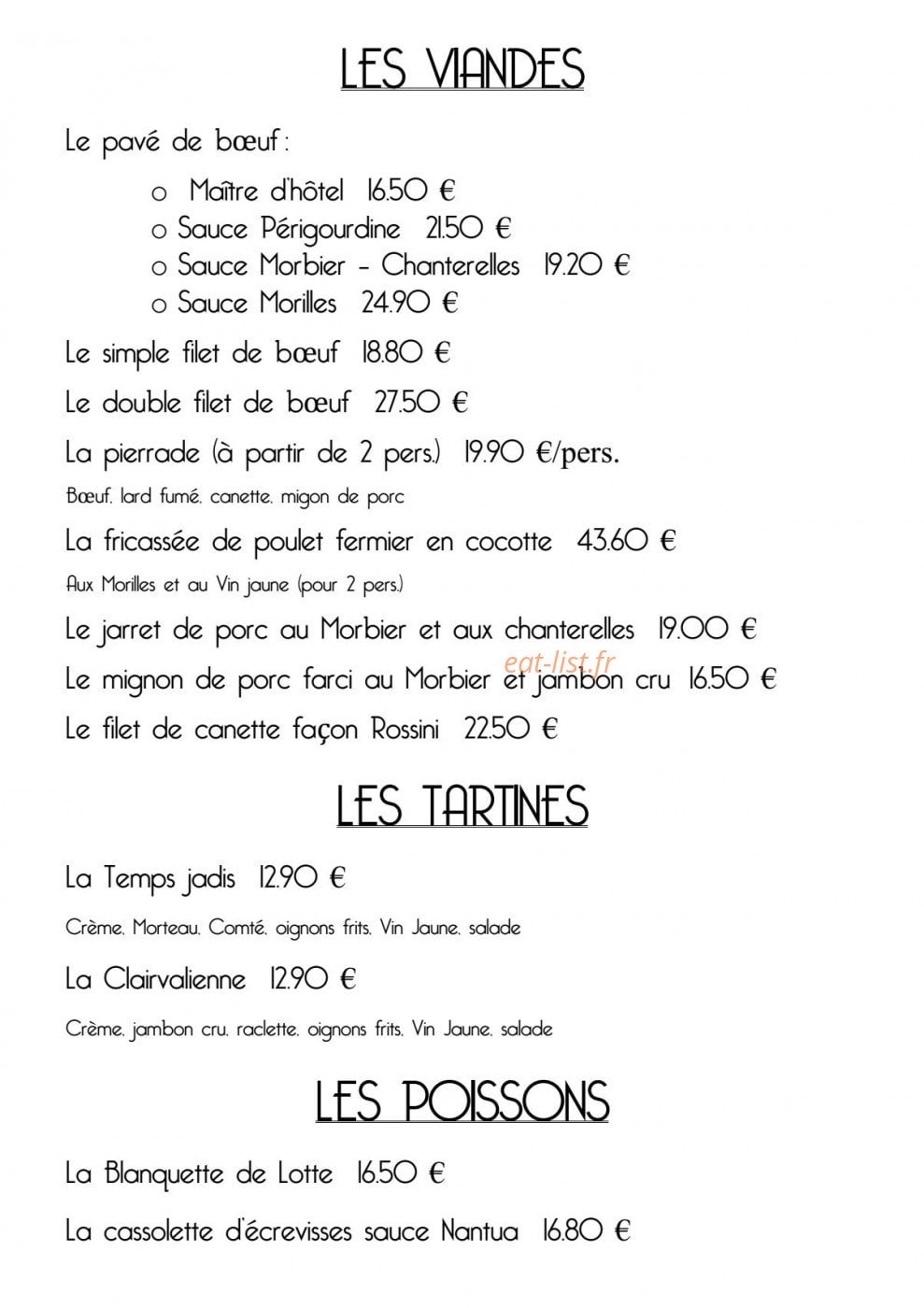 Au temps Jadis — carte page 2