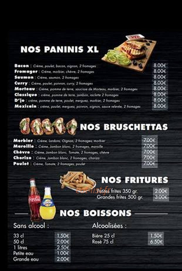 Pizza Des Lacs — carte page 4