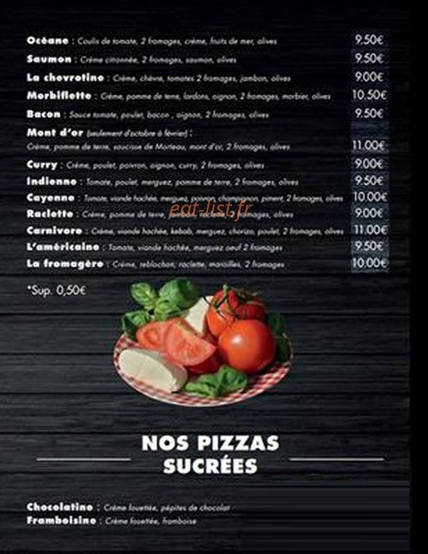 Pizza Des Lacs — carte page 3