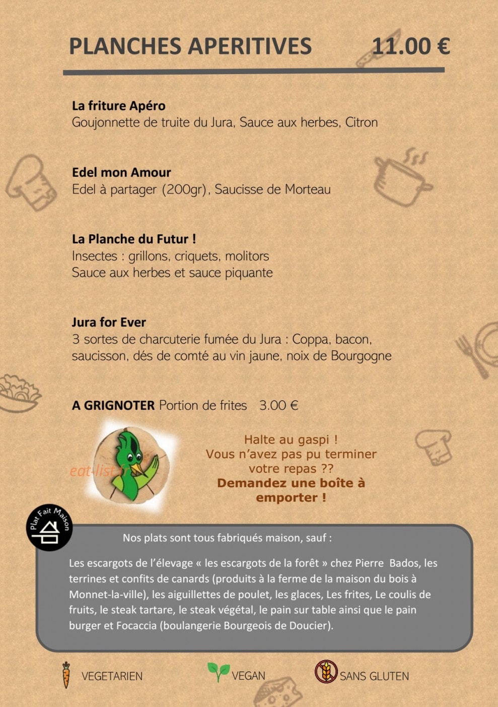 Le Pic vert — carte page 1