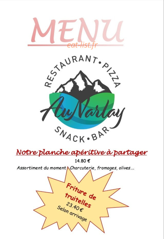 Au Narlay — carte page 1
