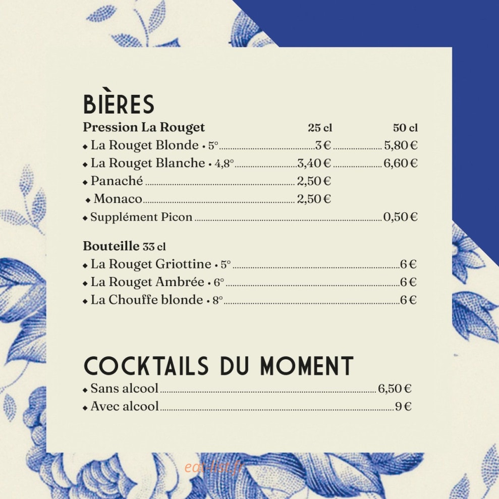 Le Coin d'en Haut — carte page 5