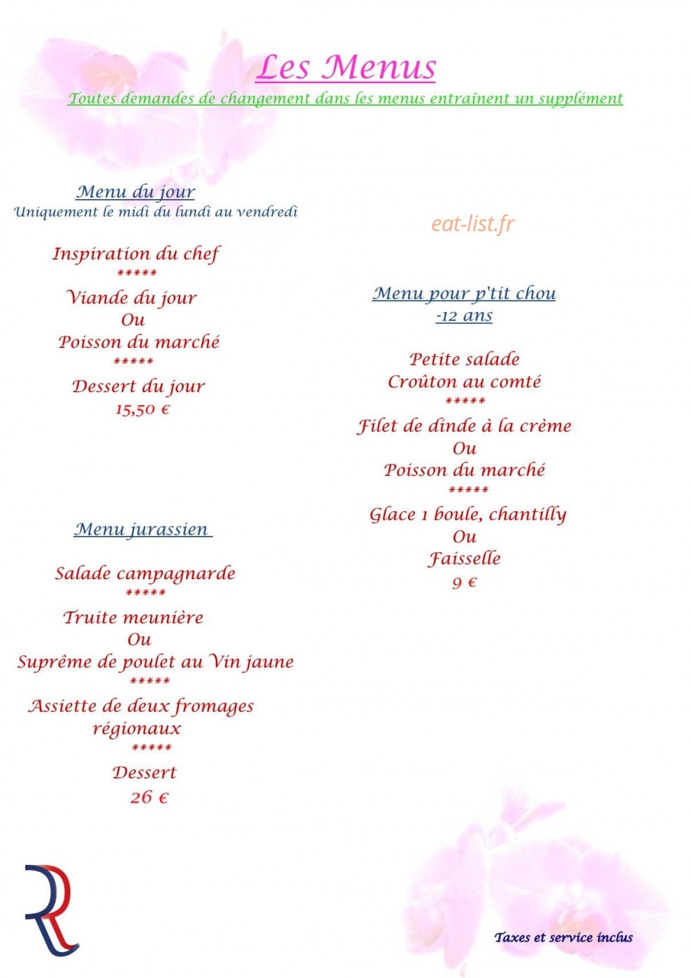 Hôtel de L'ain — carte page 4