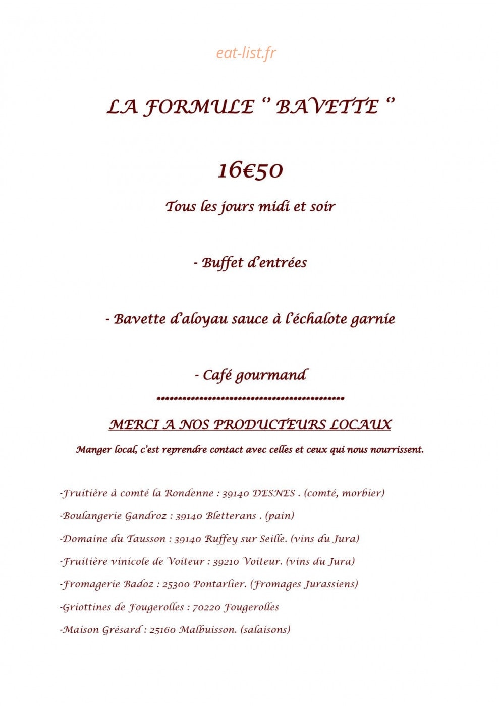 Le Jura — carte page 5