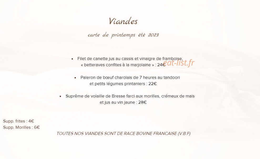 L'échappée gourmande — carte page 3