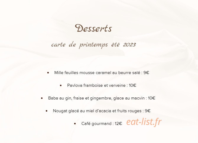 L'échappée gourmande — carte page 5