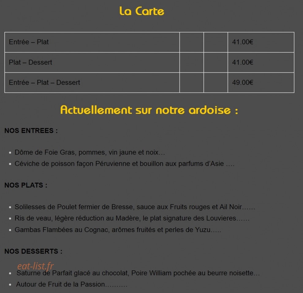 Les Louvières — carte page 1