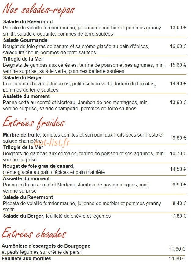 La Maison du Revermont — carte page 4