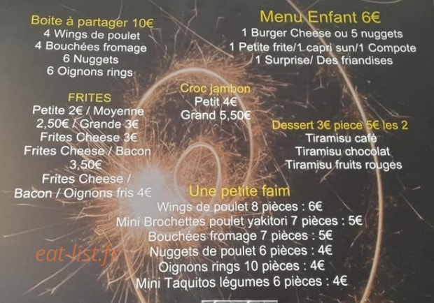 Les Burgers gourmands — carte page 3