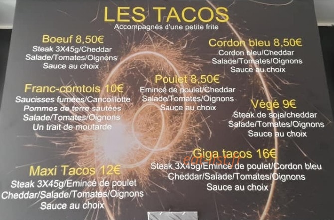 Les Burgers gourmands — carte page 2