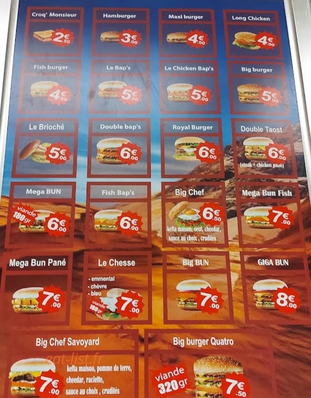 Bkc Snack — carte page 4