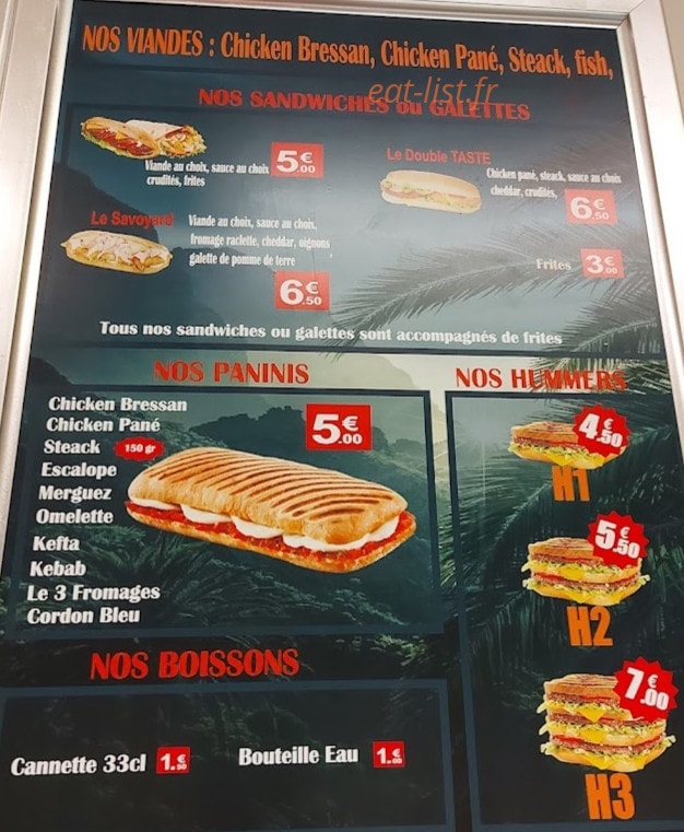 Bkc Snack — carte page 3