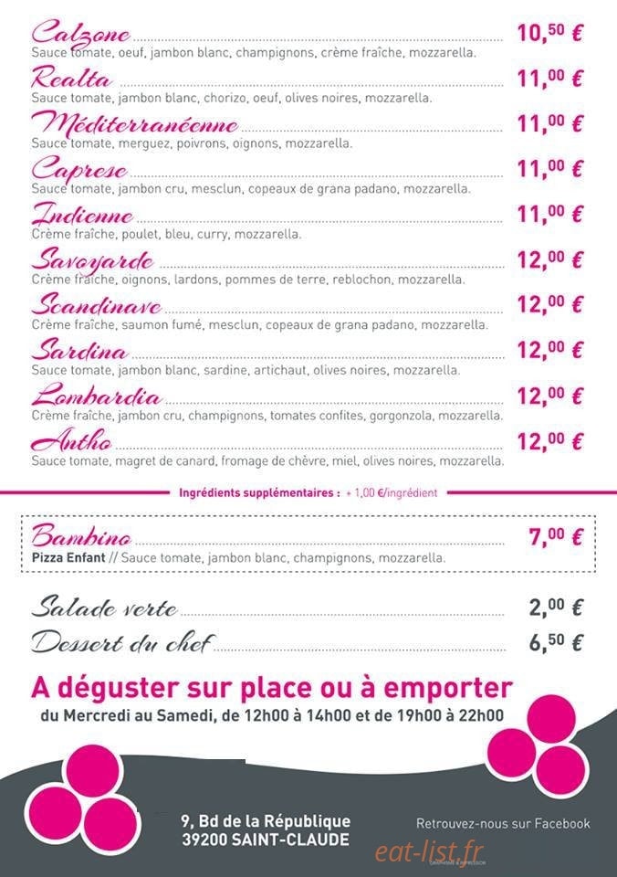 La Realta — carte page 3