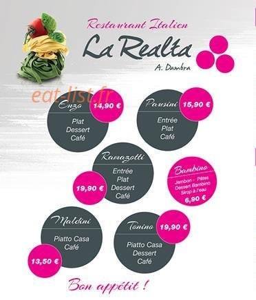 La Realta — carte page 1